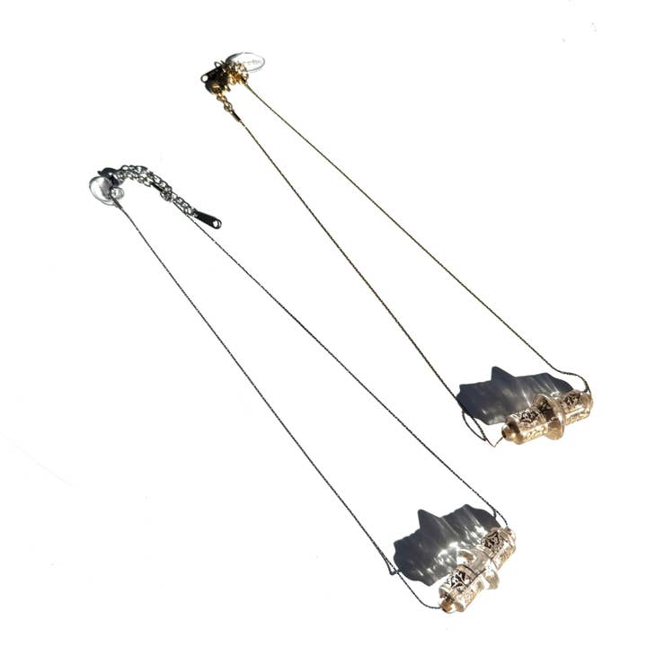 Vergoldete Schriftrollen-Schiebehalskette für den Großhandel von Leetie Lovendale