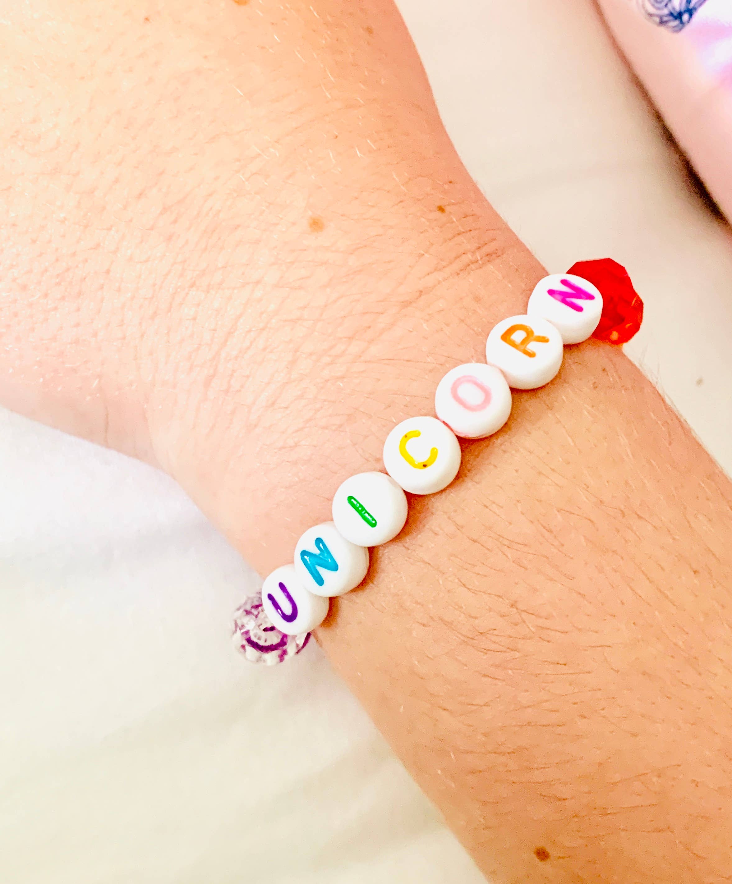 Sadie’s Moon - Wholesale Beaded Bracelet - Kids - Cool Girl Rainbow Beaded Bracelet1
