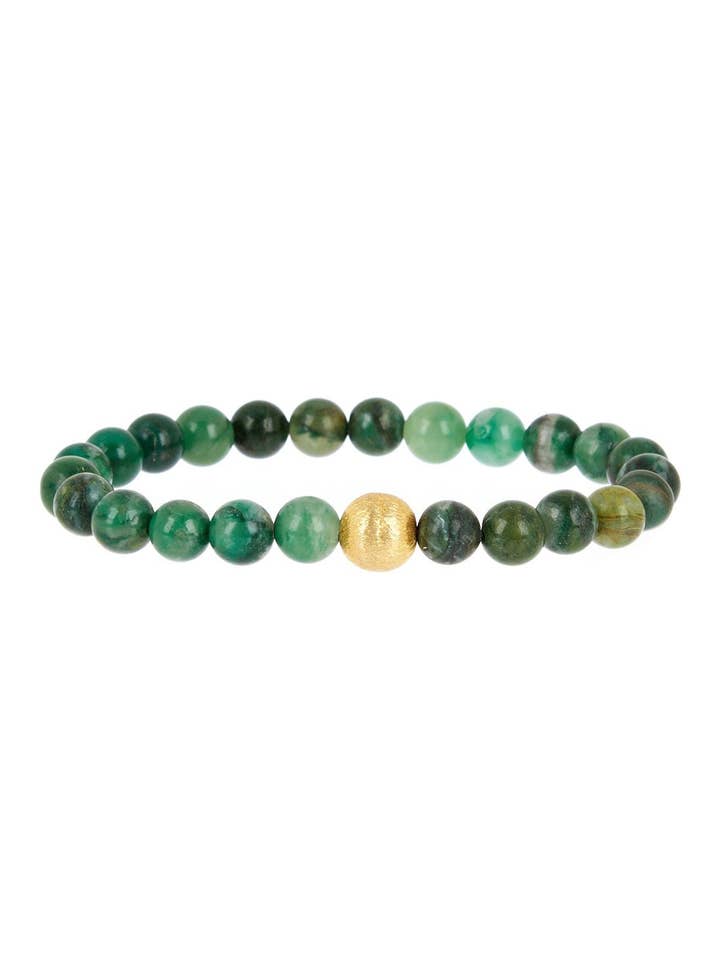 Jade-Armband aus 18 kt mattem für den Großhandel von Stephen Oliver