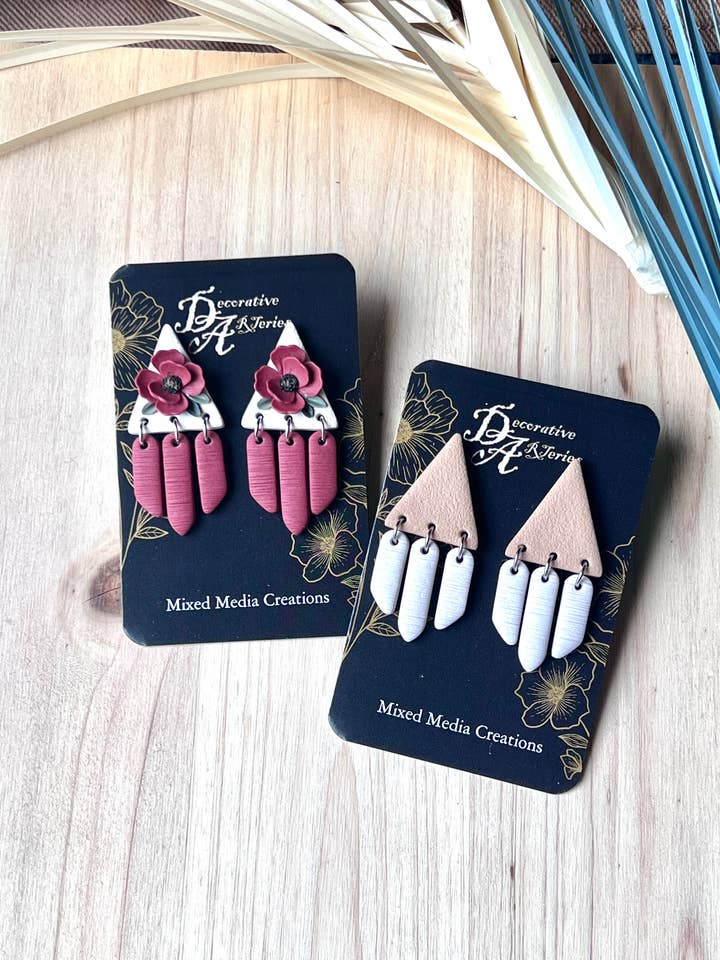 Triangle Stud Dangles for wholesale by Decorative ARTeries