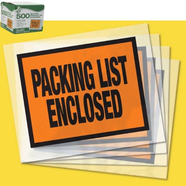 Duck Brand - 500 Count Packing List Enclosed - Adhesive Peel for wholesale by St. Louis Wholesale LLC