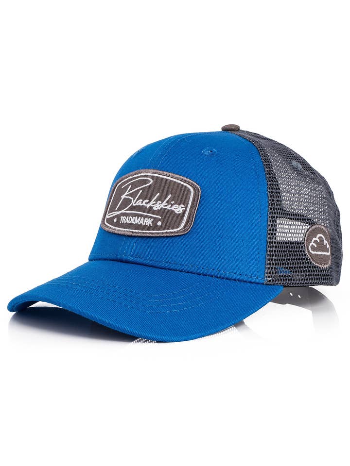Casquette de baseball Race gris-bleu pour la vente par Blackskies