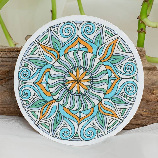 Receive Mandala Sticker for wholesale by Beacons Mandala