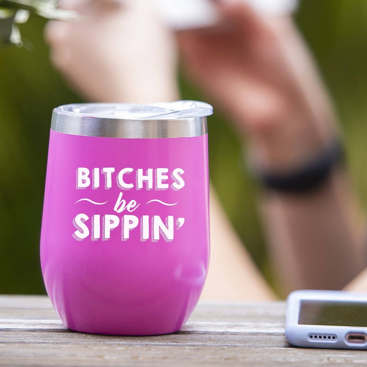 Soulful Wear – wholesale Insulated mug/tumbler – Bitches Be Sippin' - Tumbler Cup5