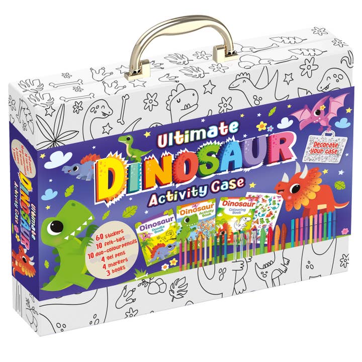 Hinkler Australia - Wholesale Baby & Toddler Book (0-2) - Ultimate Play Case Dinosaur Activity Case