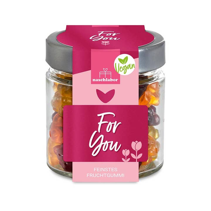 naschlabor GmbH - Venta al por mayor Gominolas - Chicle de frutas vegano para ti 120 g