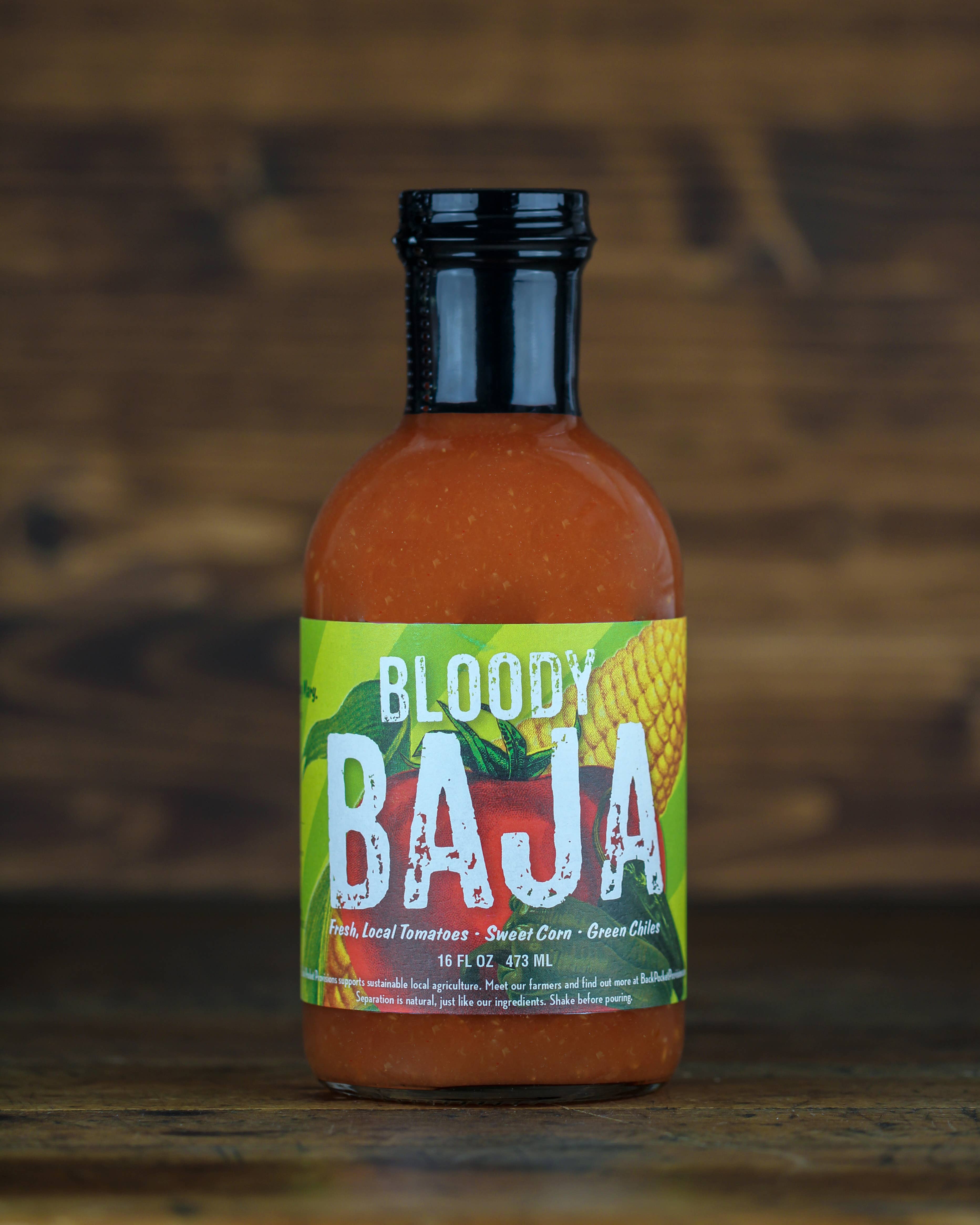 Back Pocket Provisions - Wholesale Cocktail Mix/Syrup - Bloody Baja 16oz