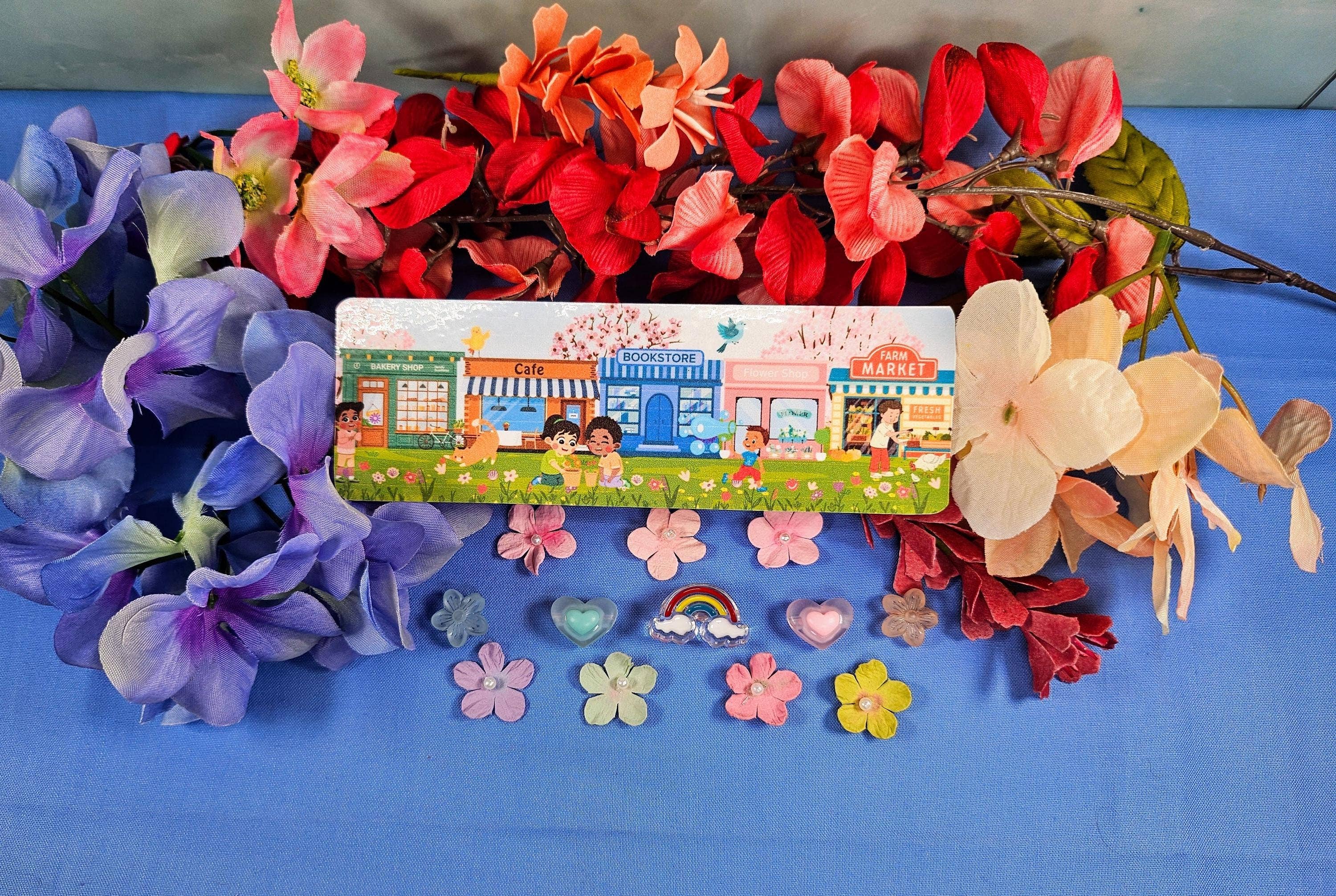 Autumnmist Boutique - Wholesale Bookmark - Main Street: Spring Edition Seasonal Bookmark0