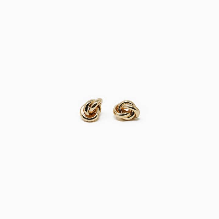 Sessori - Wholesale Stud/Post Earrings - Bold Knot Stud Earrings