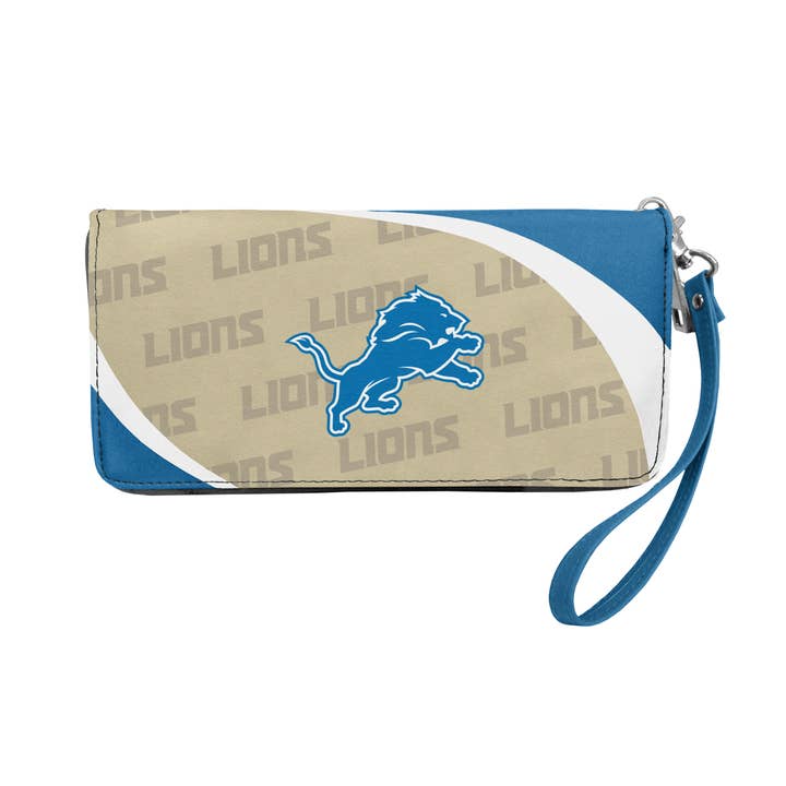 NFL Detroit Lions Curve Organizer Zip Wallet for wholesale by Little Earth Productions