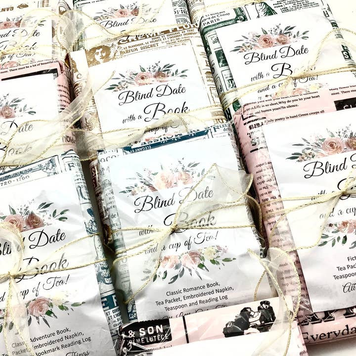 All Little Cute Things - Wholesale Crafts, Hobbies & DIY - Blind Date with a NEW Book and a Cup of Tea Gift Set Vintage3