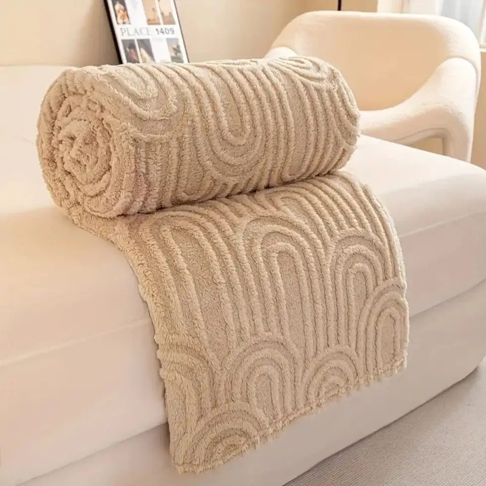 FLUFFERY - Wholesale Throw Blanket - Cozy Home Taffeta Fleece Blanket 130x150cm Single Layer 5