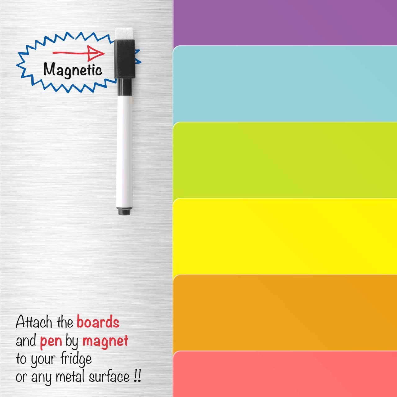 Wholesale Gifts Tomorrow – wholesale Whiteboard/dry-erase board – Pack Of 6 Magnetic Dry Wipe Memo Whiteboards4