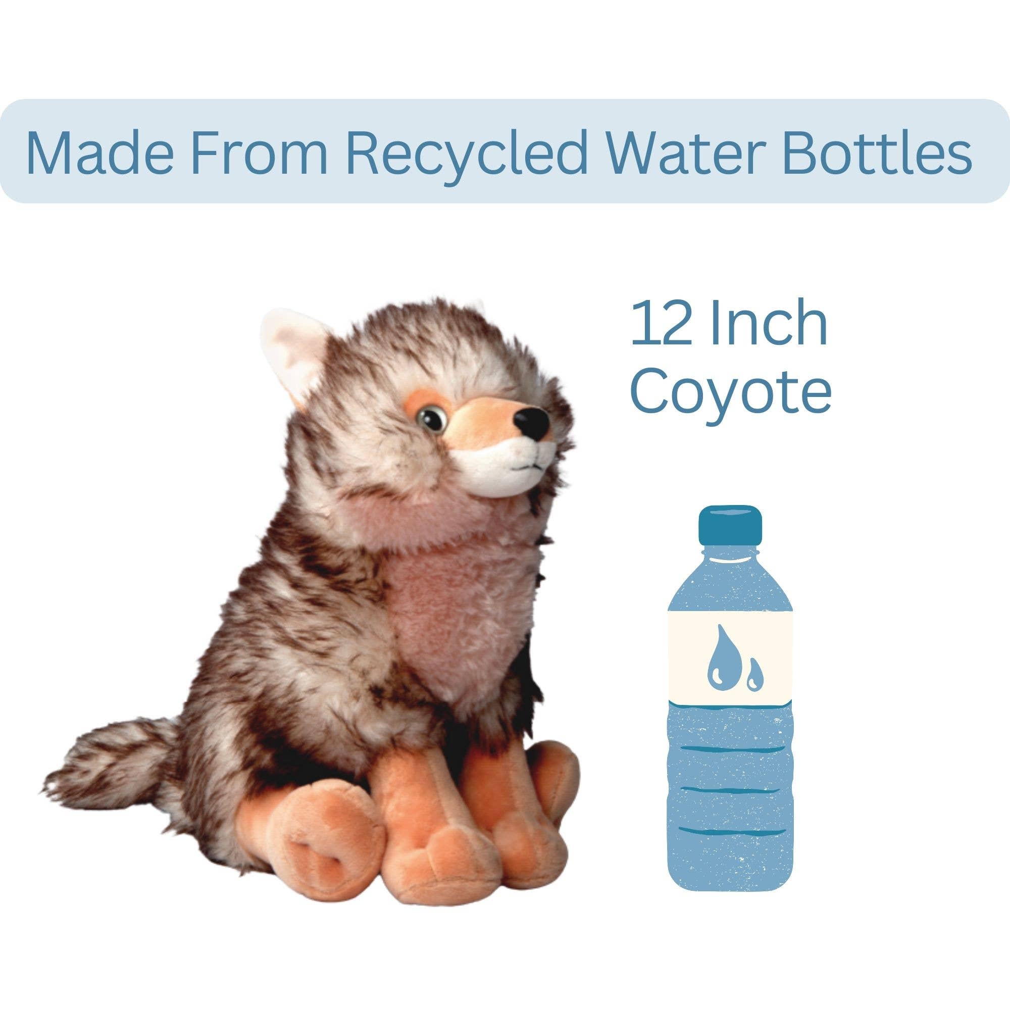 The Petting Zoo - Wholesale Stuffed/Plush Toy - Kids & Baby - 12" (28cm) Wild Onez Coyote Stuffed plush2