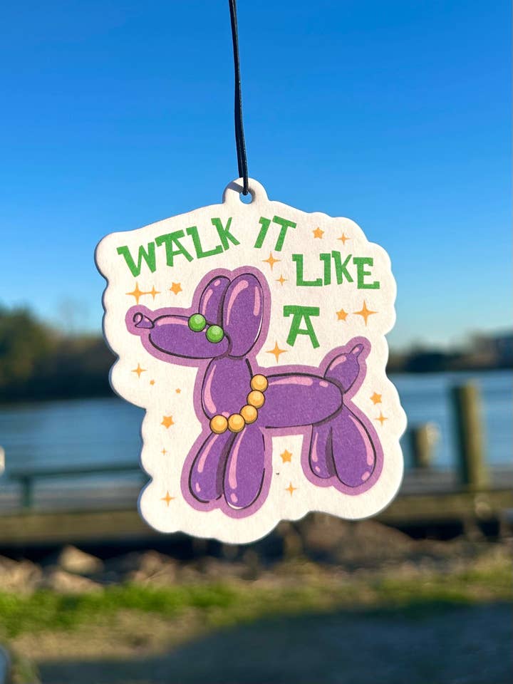 Walk It Like A Dog Car Freshie for wholesale by La Luna Belle LLC