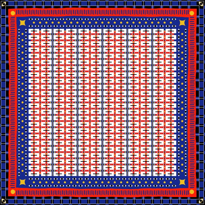 Bauhaus Bandana voor wholesale door Mur by Ayca