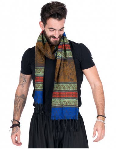 Kimago Look - Wholesale Scarf - Men's - Cotton Wool Scarf9