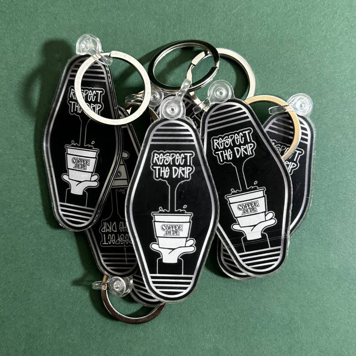 BW Motel Key Chain for wholesale by Coffee Dude