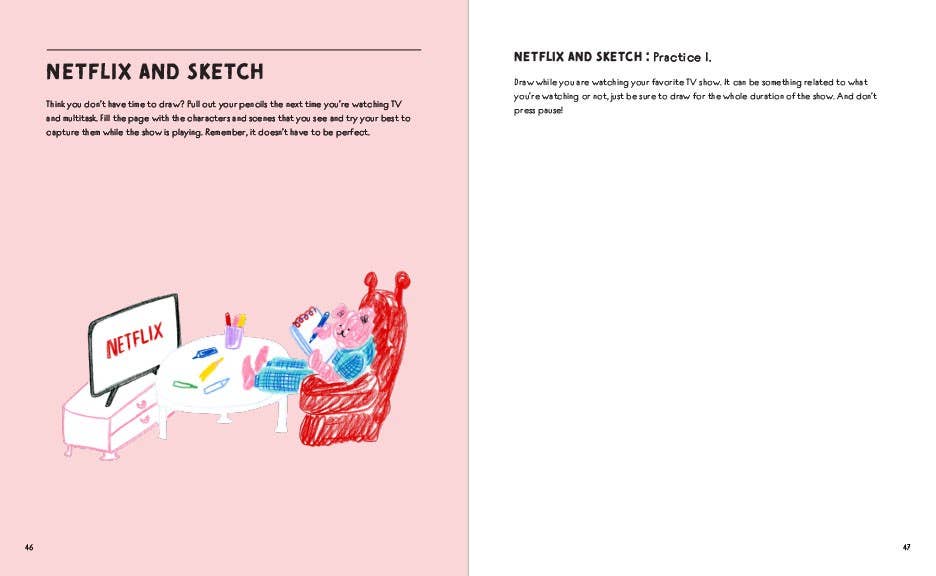 Microcosm Publishing & Distribution - Wholesale Sketchbook/Sketchpad - Draw Like a Child: Take Chances, Find Your Artistic Style4