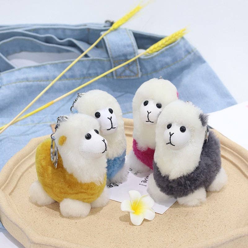 FurDecoration - Vendita all'ingrosso Portachiavi - Donna - Portachiavi in lana di alpaca mini - adorabile e alla moda9