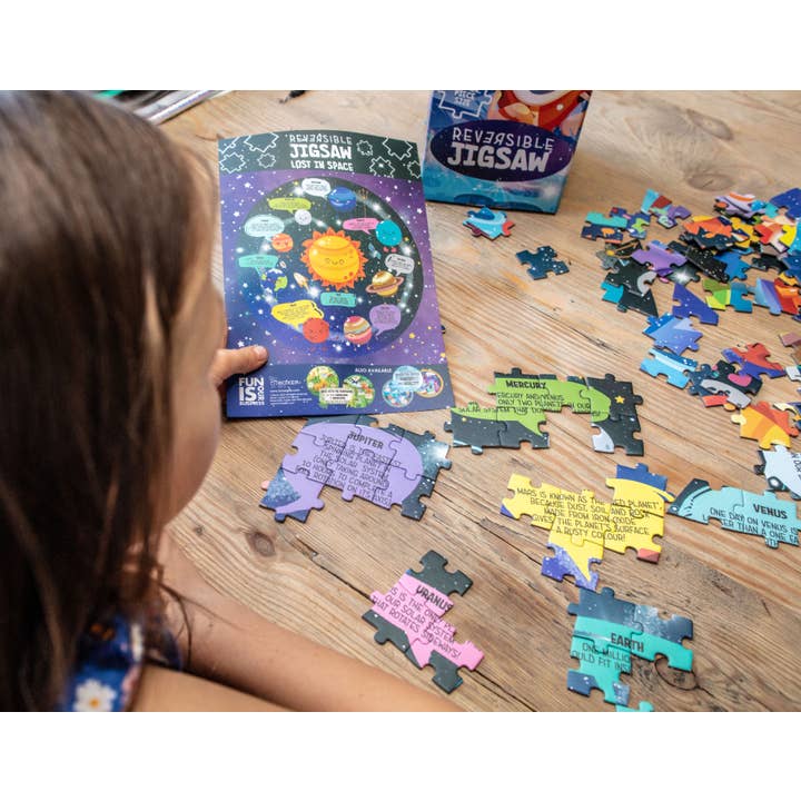 Boxer Gifts - Wholesale Puzzle - Kids - Outer Space Reversible Puzzles - Space Gifts For Children4