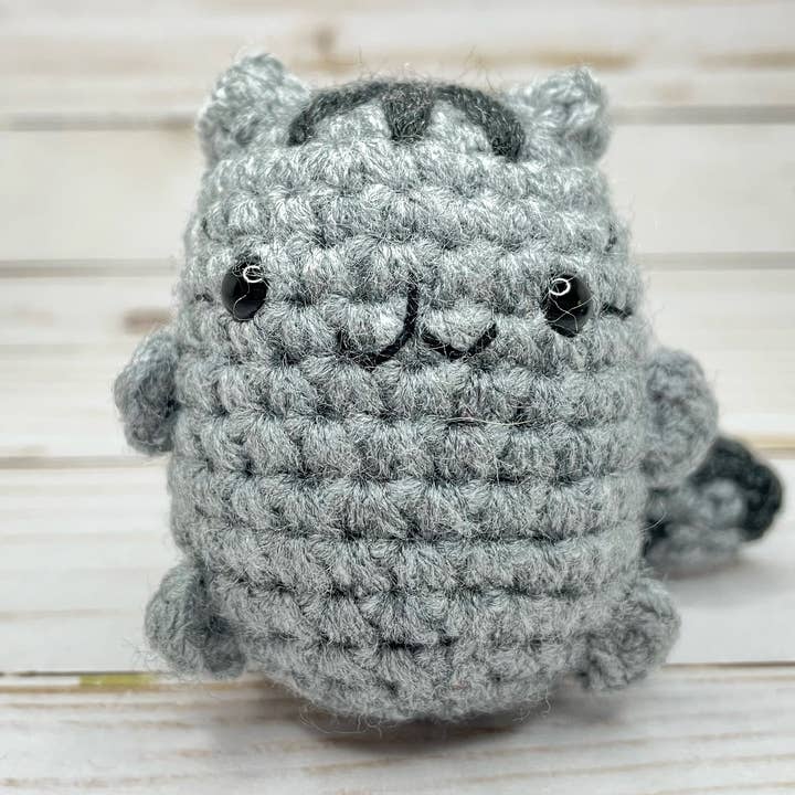 Anh2 LTD - Vendita all'ingrosso Peluche - Bambini e neonati - Mini gatto all'uncinetto, gatto Amigurumi, animali di peluche fatti a mano