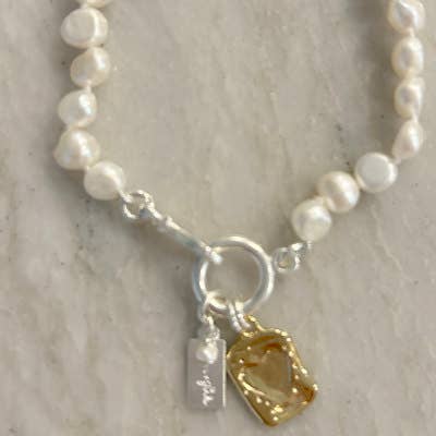 Pearly Girls, LLC - Vente Bracelets à breloques/pendentifs - Bracelet Rachel Pearl