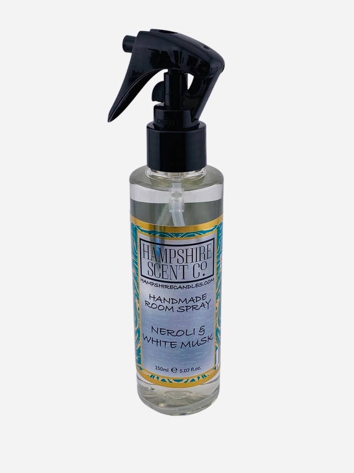Neroli and White Musk Wholesale Room Sprays 150ml for wholesale by Hampshire candles