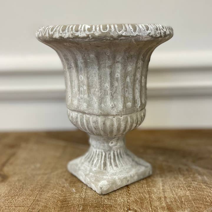 Vagabond Vintage - Wholesale Plant Pot - CEMENT URN PLANTER