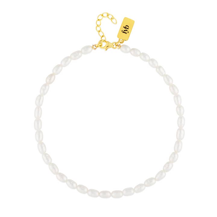 BRACELET DE CHEVILLE CAMILLE PEARL pour la vente par fyb jewelry
