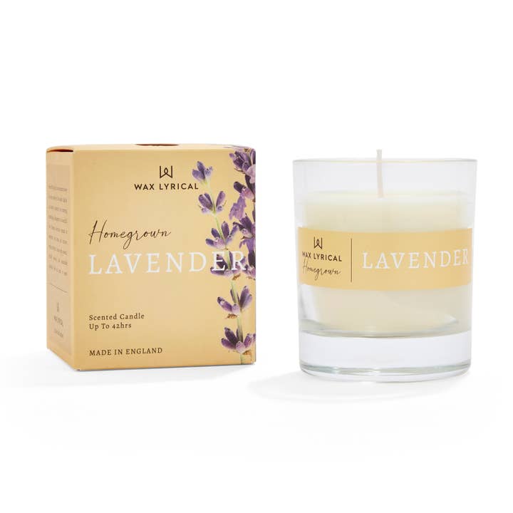 Homegrown Lavender Medium Candle for wholesale by Wax Lyrical UK