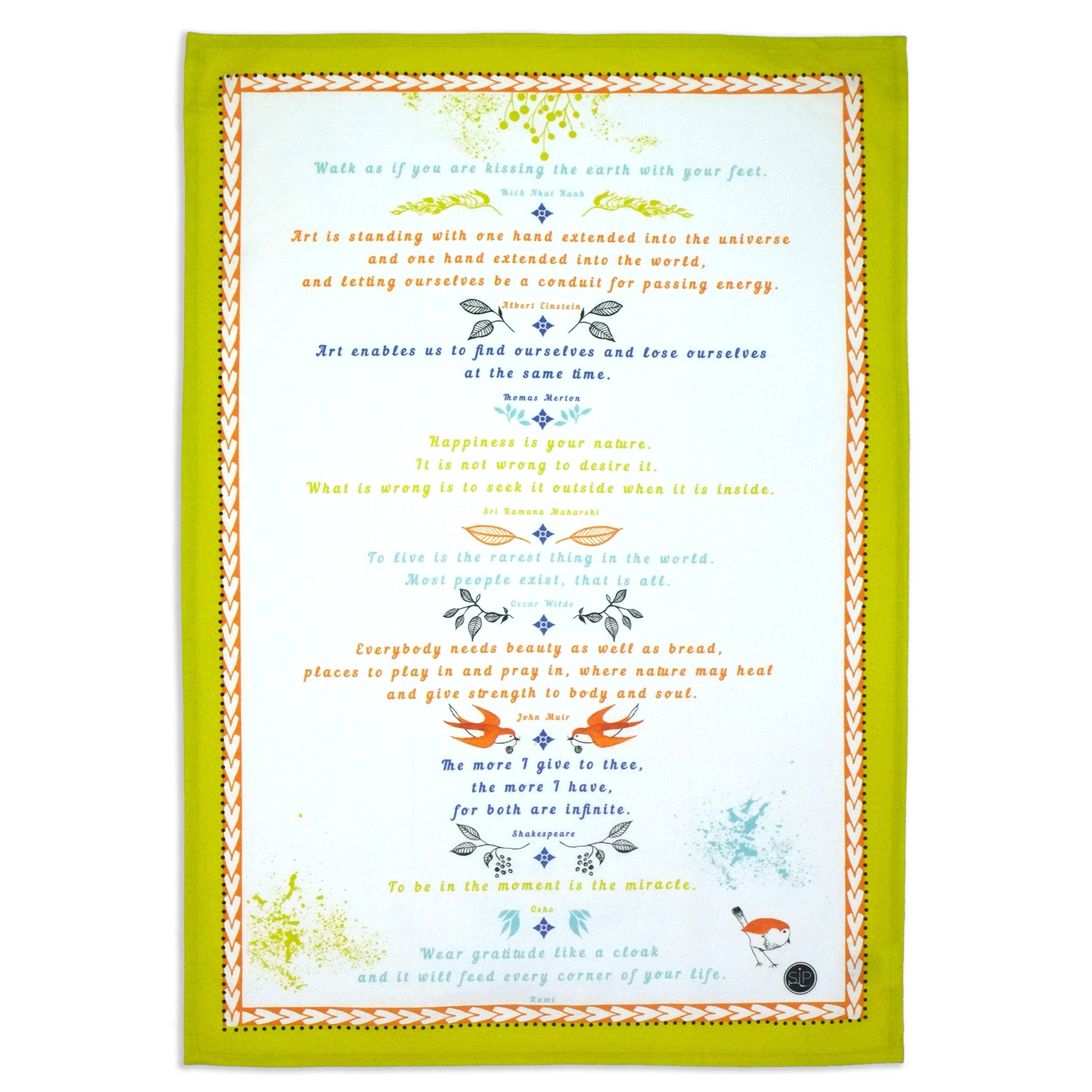 SIP - Wholesale Tea Towel - "Kitchen Wisdom" Kitchen Towel0