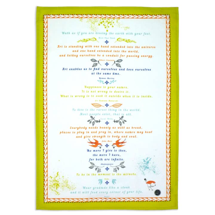 SIP - Wholesale Tea Towel - "Kitchen Wisdom" Kitchen Towel