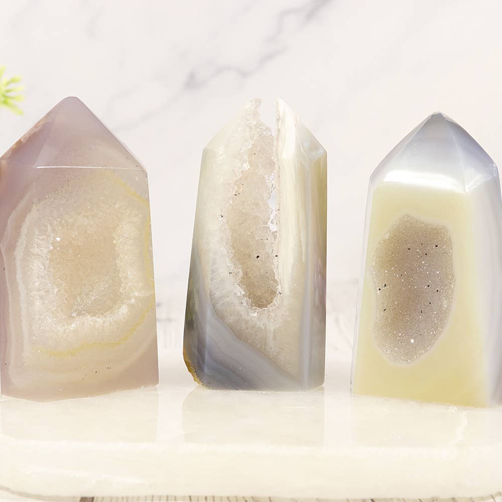 Natures Artifacts Inc - Wholesale Spiritual Stone/Crystal - Druzy Agate Tower | Druzy Agate Crystal4