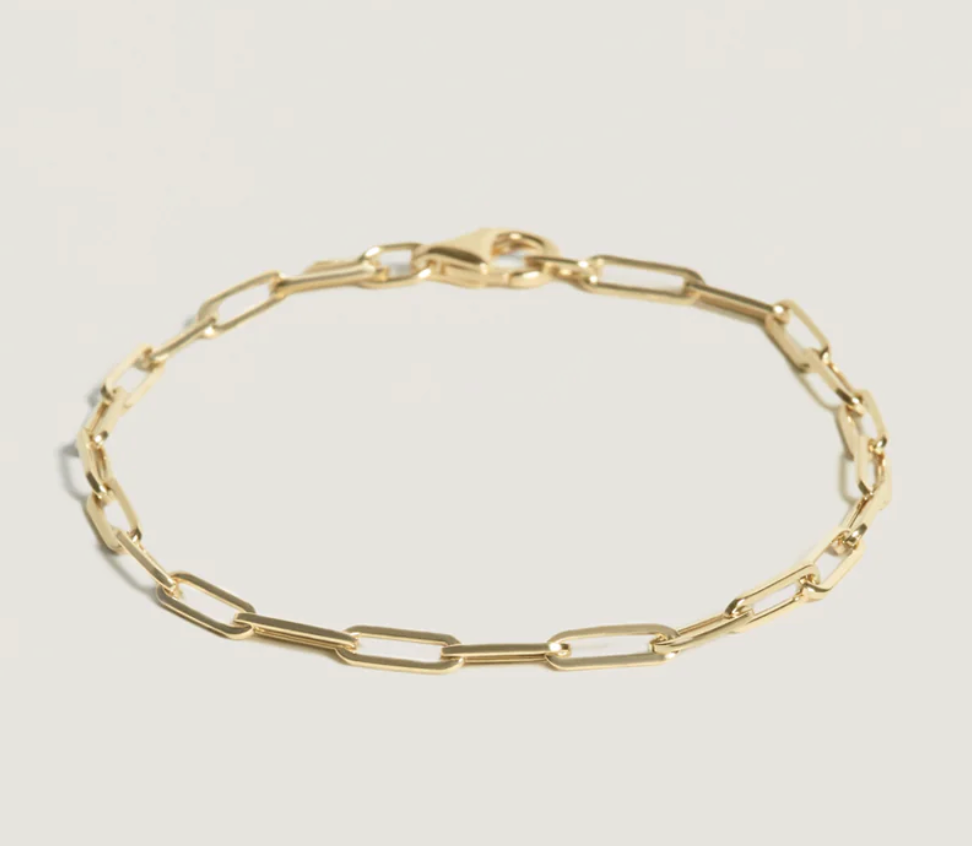 HoopLa - Wholesale Link & Chain Necklace -  PaperClip Necklace & Bracelet Chain-Steel-Waterproof-PVD7