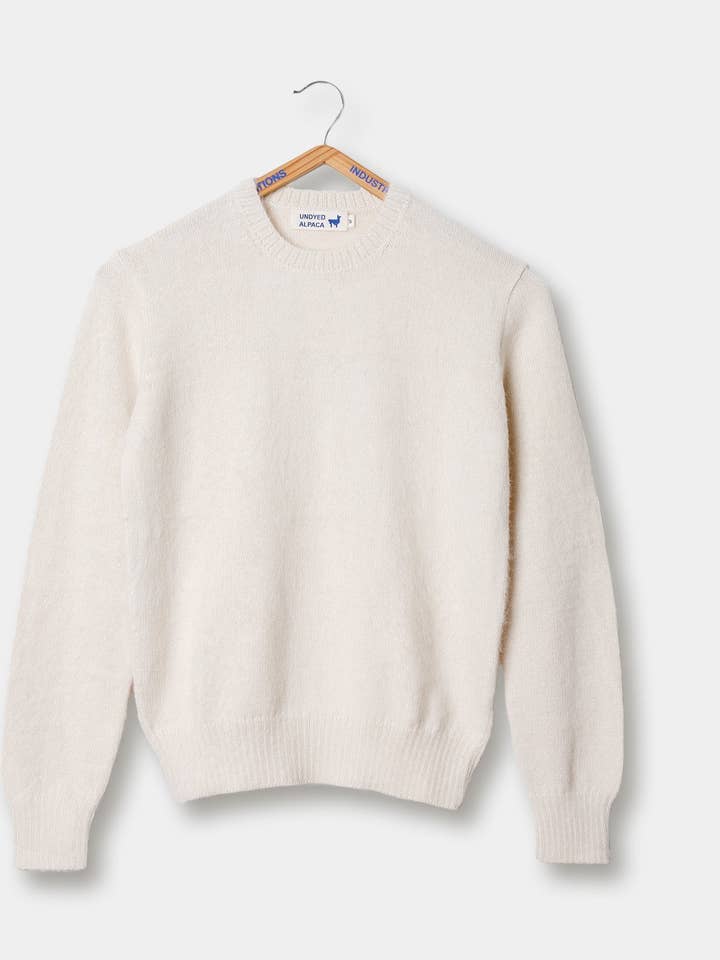 Maglione girocollo in alpaca per la vendita all'ingrosso da parte di Industry of All Nations