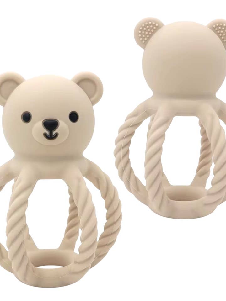 BPA All Silikone Teddy Rangle for engroshandel hos Three Hearts & Co./EMO & CO.