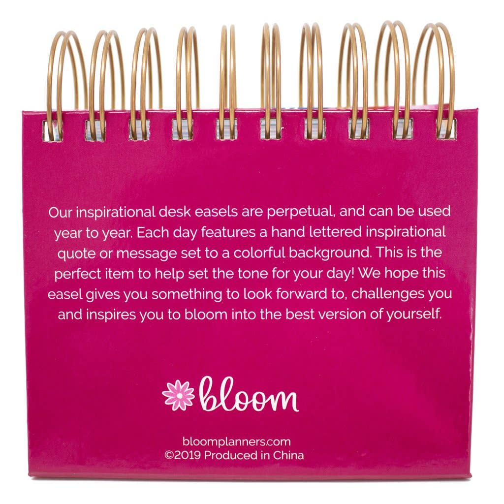 bloom daily planners - Wholesale Calendar - Handlettered Quotes Daily Desk Easel11