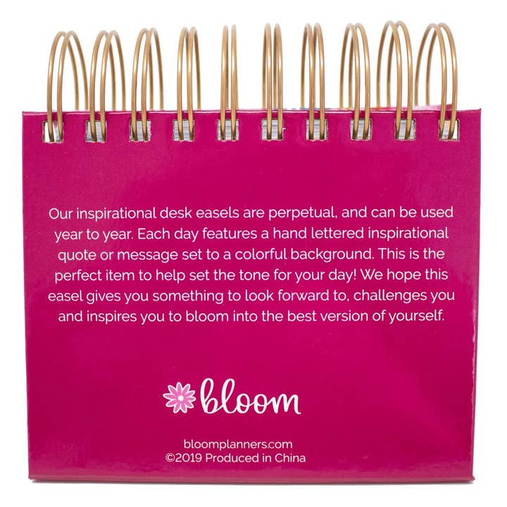 bloom daily planners - Wholesale Calendar - Handlettered Quotes Daily Desk Easel11