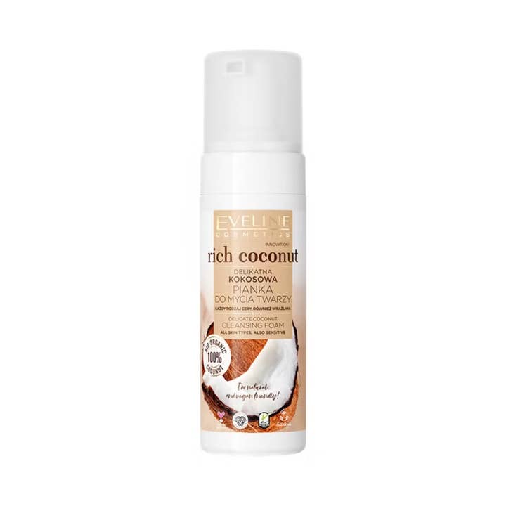 Rich Coconut Delicate Face Wash Foam for wholesale by Eveline Cosmetics