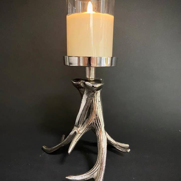 The Light Garden Collection - Wholesale Candle Holder - Tangled Antler Candle Holder 7"W, 8"H0