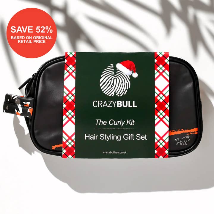 Crazy Bull Christmas Gift Set - The Curly Kit for wholesale by CRAZY BULL HAIR PRODUCTS