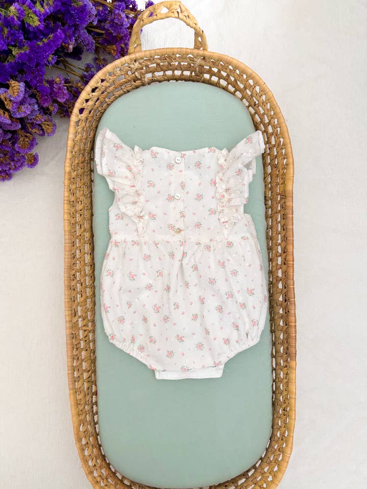 Maria Jasmim Baby & Child - Wholesale Romper - Kids - Cute Plumeti Pink Flowers