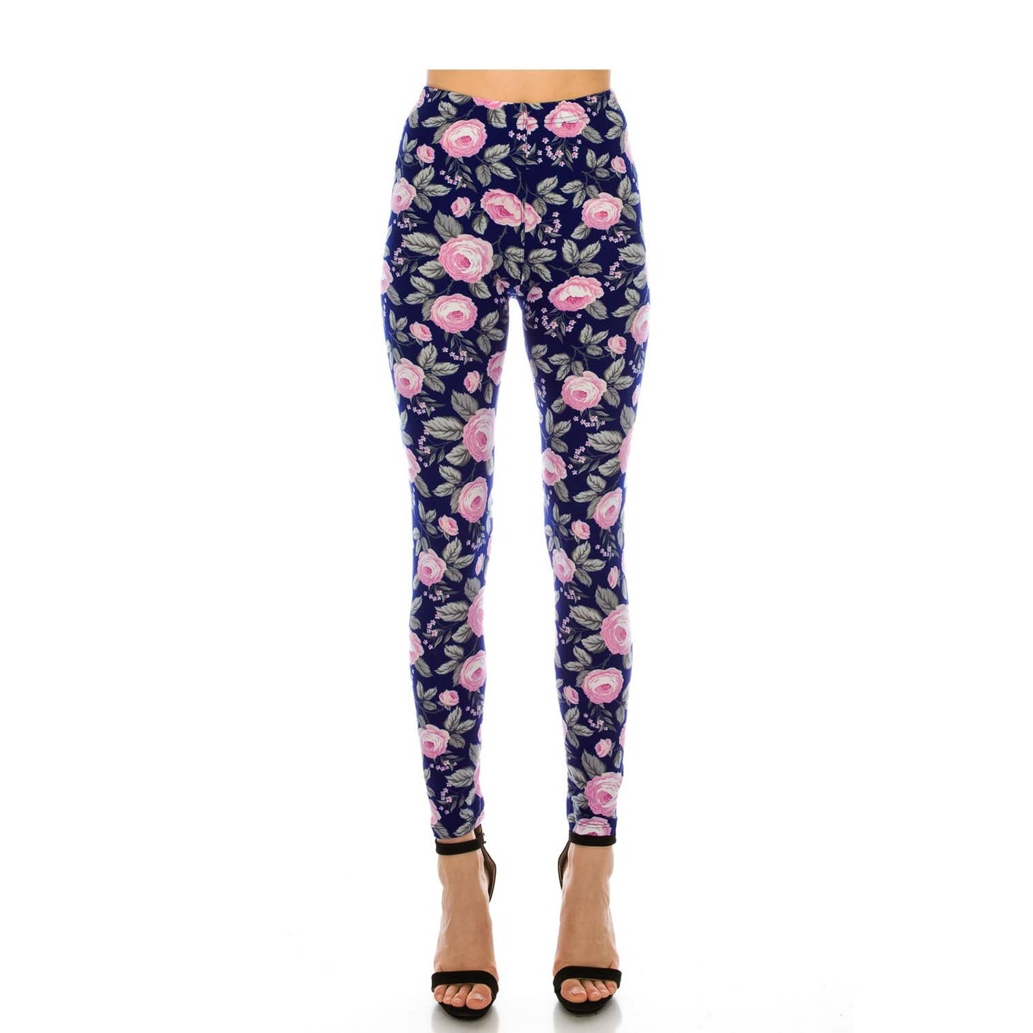 JHP Collection - Wholesale Fashion Leggings - Women's - WOMENS CASUAL MULTI COLOR BRUSHED FULL LEGGINGS4