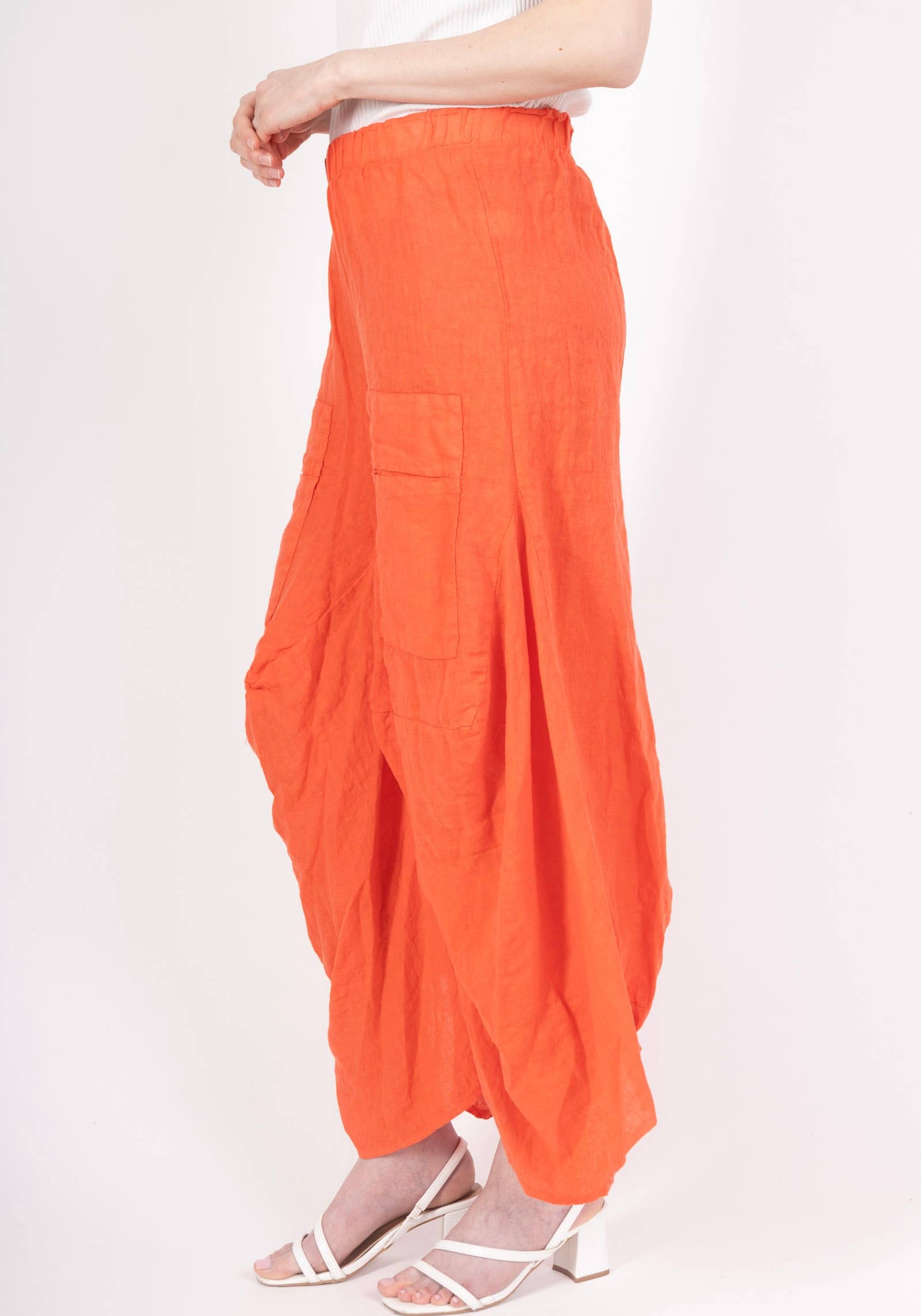 LINEN & COTTON HOUSE – Engroshandel Bukser - Dame – SERAOUL kvindelige hørbukser til forår og sommer2