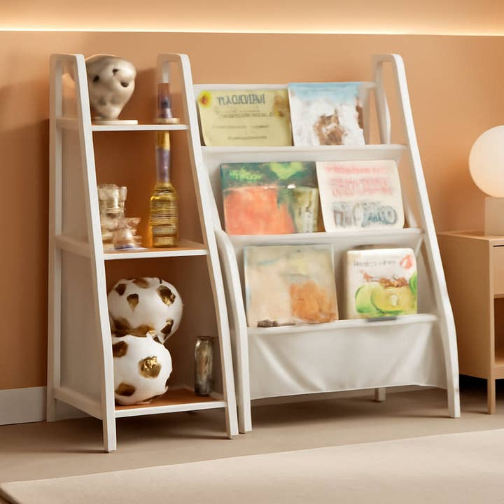 Kids Bookshelf And Toy Organizer 3-Tier Burlywood Bookcase for wholesale by ShipItFurniture