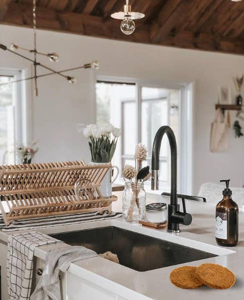 Karmic Seed - Wholesale Cleaning Sponge - Coconut Coir Dish Pads/ Utensil Scouring Scrubs 100% Natural6