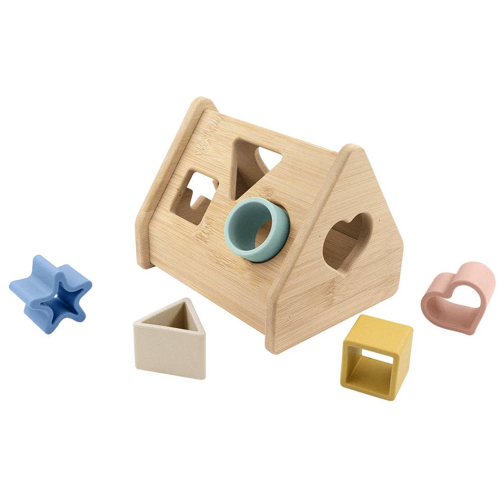 Living Textiles - Wholesale Wood Toy - Kids - House Shape Sorter0