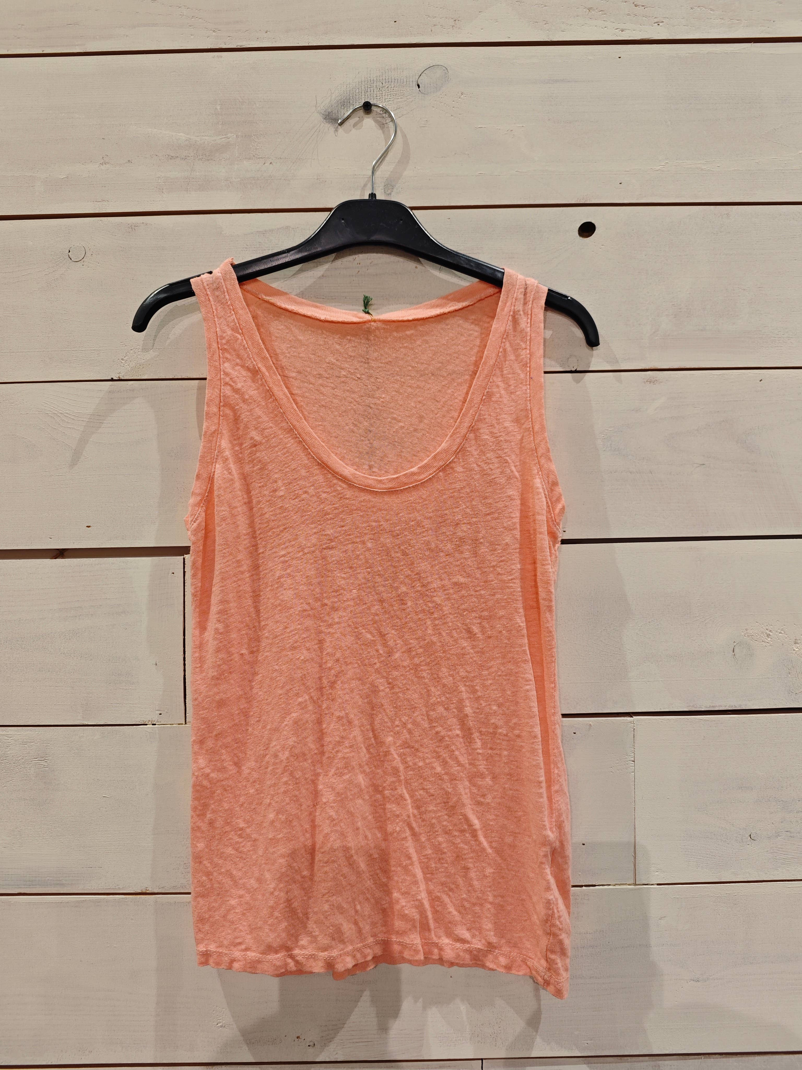 Linos y Textiles – Großhandel T-Shirt – Damen – REF 3981 Basic Stretch Leinen-Top 100 %1