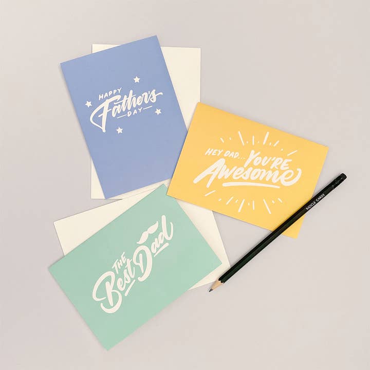 Ricicle Cards - Vente Carte pour la fête des Pères - Carte de fête des pères – Bonne fête des pères pour lui3